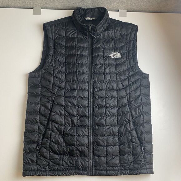 The North Face Black Thermoball Quilted Puffer Vest Insulated Men’s‎ S Gorpcore - Picture 1 of 16